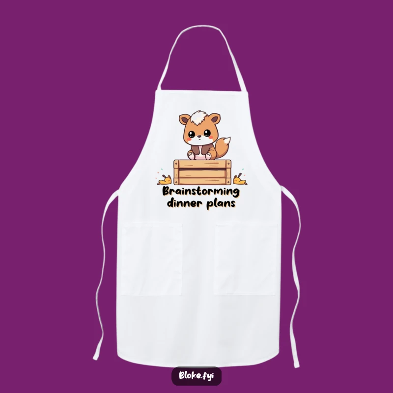 Funny Thoughtful Animal Apron - Kitchen Wear for Pondering Chefs, Ideal Funny Gift