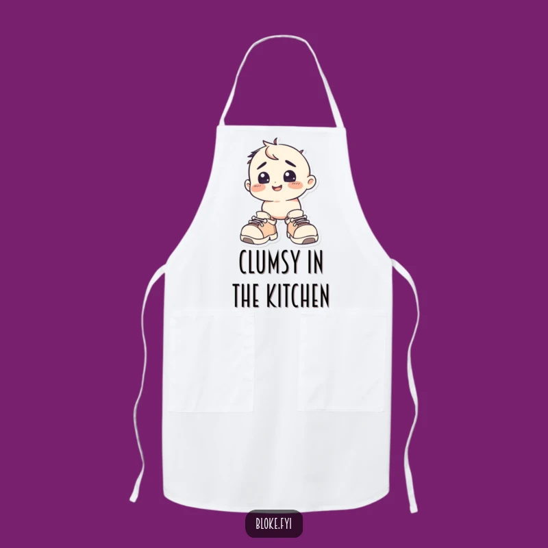 Funny Bewildered Mover Apron: Kitchen Clumsiness, a Hilarious Funny Gift for Cooks
