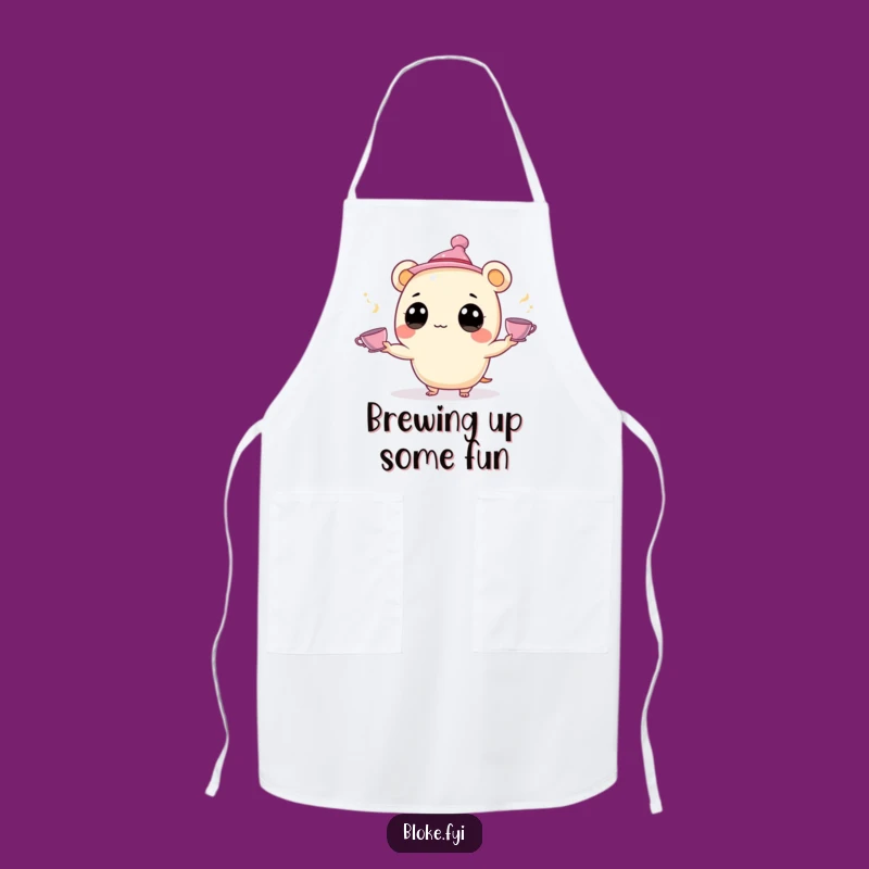 Funny Juggling Creature Apron: Kitchen Acrobat, a Hilarious Funny Gift for Cooks