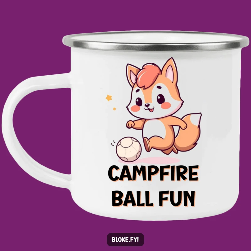 Funny Kicker Animal Camping Mug: Playful Companion for Humorous Outdoor Fun