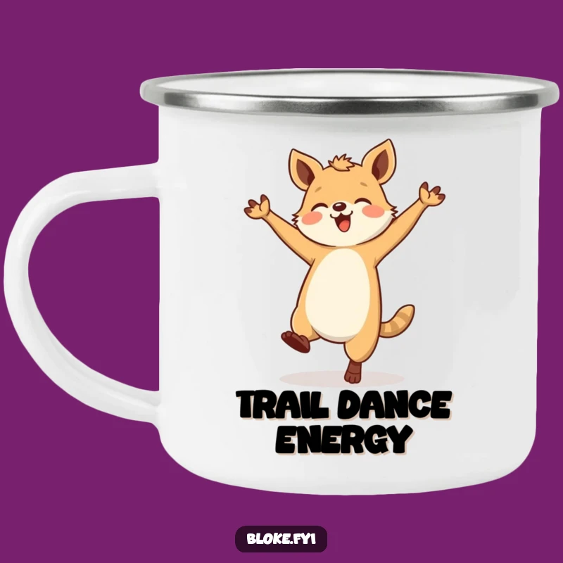 Funny Sturdy Animal Camping Mug - Enjoy Coffee with Clumsy, Joyful Vibes!