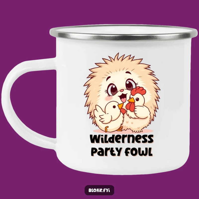 Funny Furry Friend Camping Mug: Durable Play Pal, a Rugged Funny Gift for Outdoors
