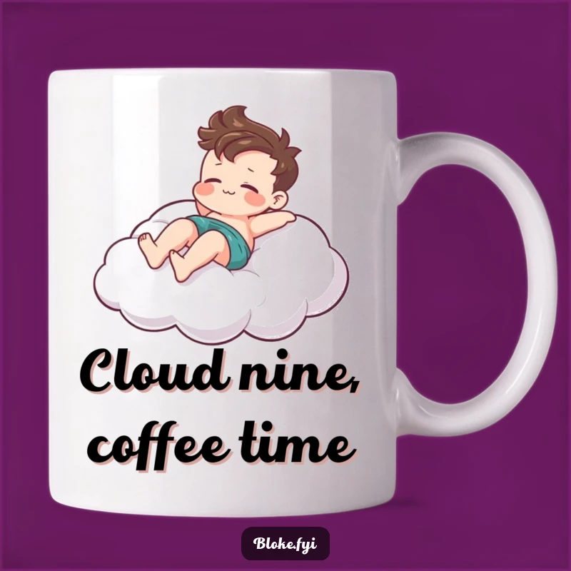 Funny Cloud Lounger Mug, Relaxing Gift for Dreamy Moments
