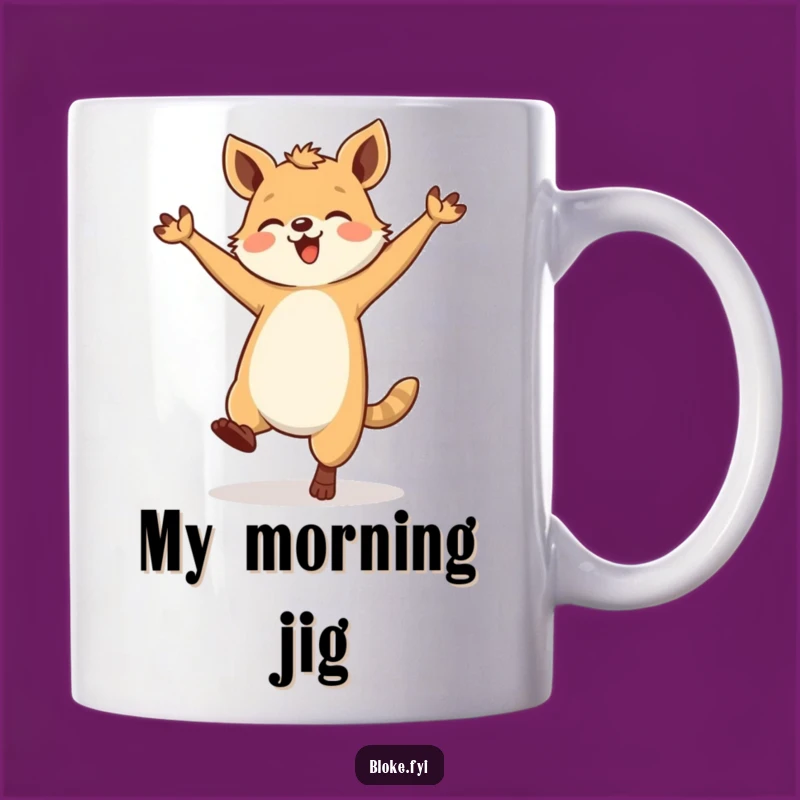 Funny Sturdy Animal Dancing Mug - Hilarious Gift for Clumsy Movers!