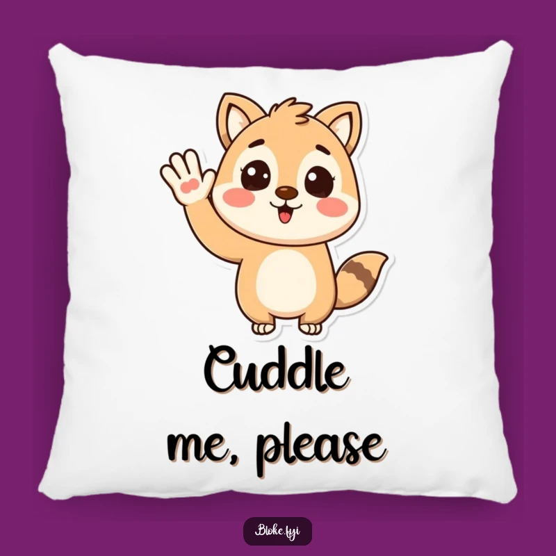 Cozy Funny Waving Animal Pillow: Enthusiastic Comfort for Humorous Relaxation Gifts