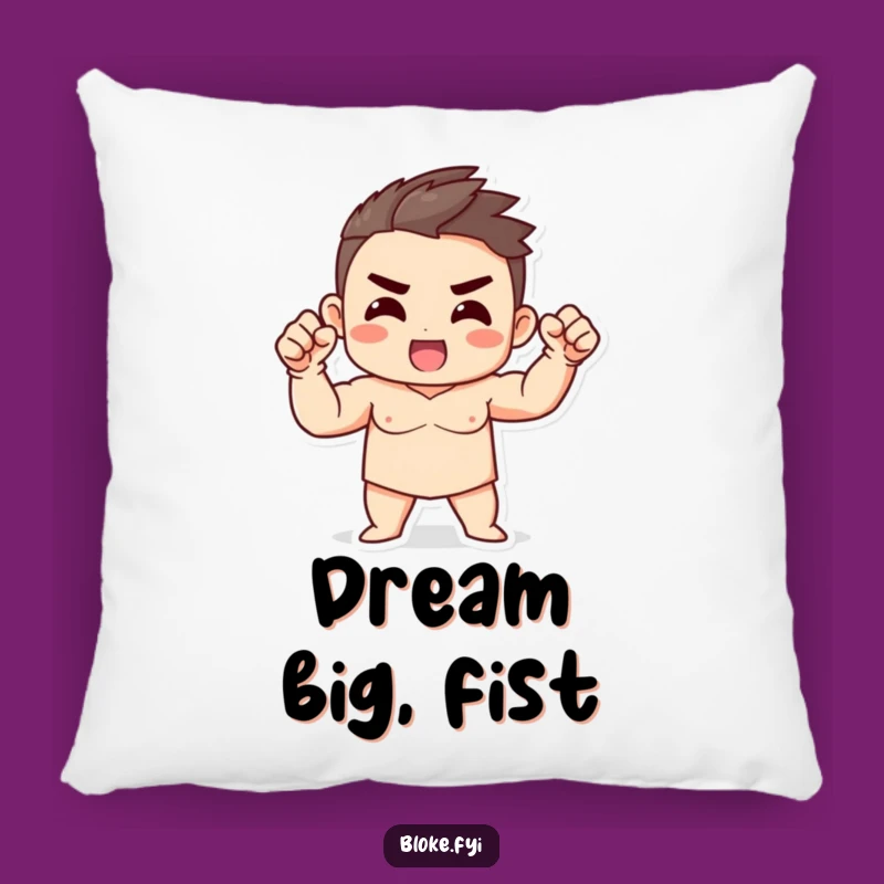 Funny Strong Character Fist Pillow: Comfort with a Punch of Power