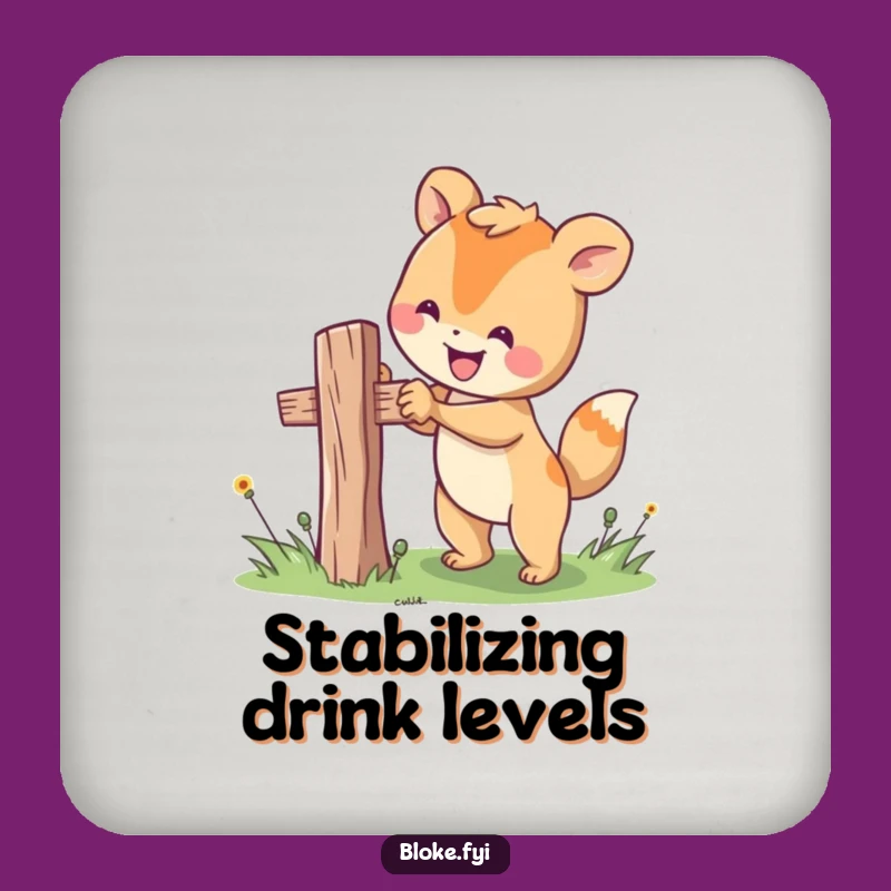 Funny Fixer Animal Coaster: Happy DIY Protection for Humorous Tables