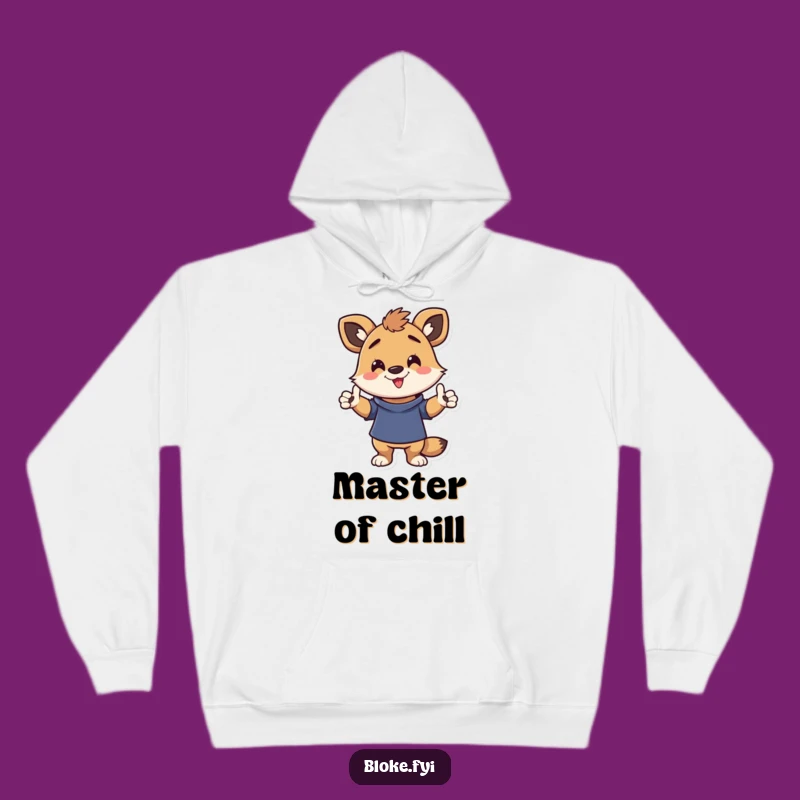Cozy Funny Animal Character Pose Hoodie - Warm & Comfy Funny Gift