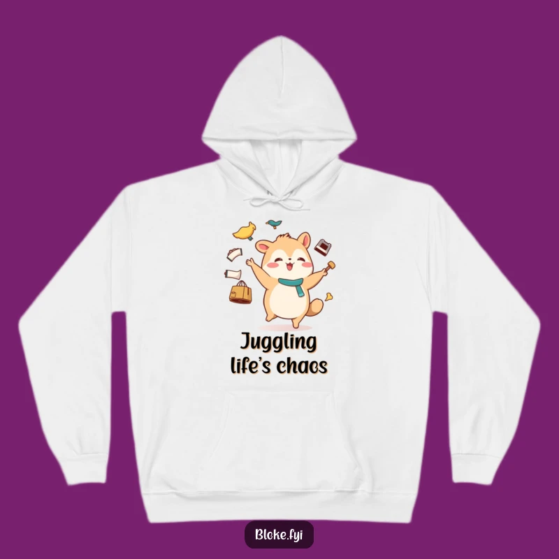 Funny Waddle Hoodie - Stout Juggler Comfort, Perfect Cozy Funny Gift