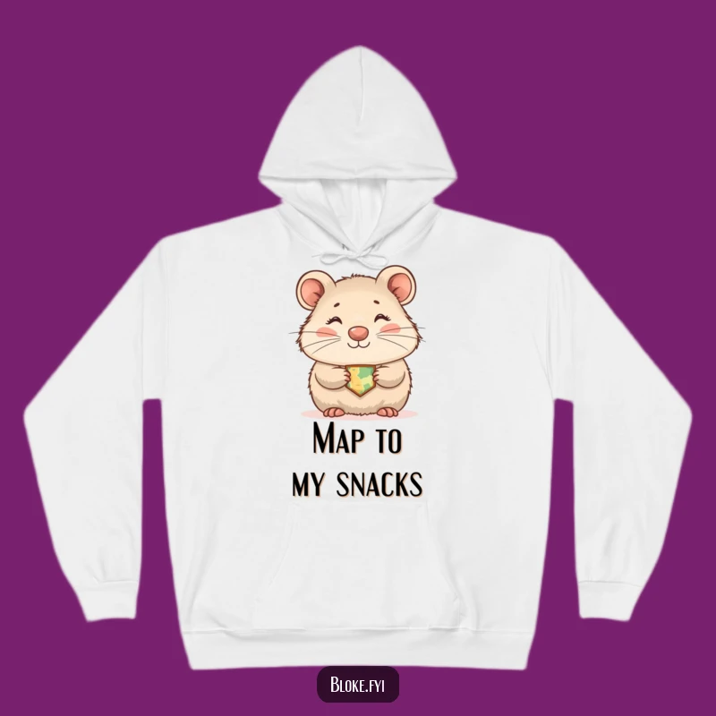 Funny Wombat Hoodie, Cozy Shy Explorer Design, Warm and Hilarious Gift for Comfort