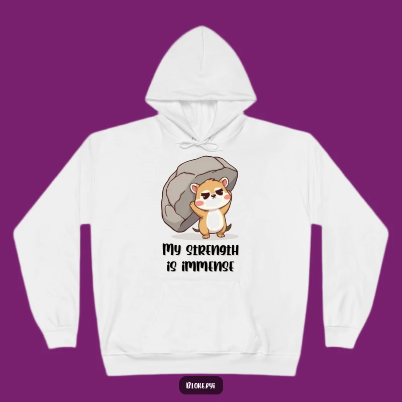 Funny Struggling Animal Hoodie - Warm Funny Gift for Tough Workouts