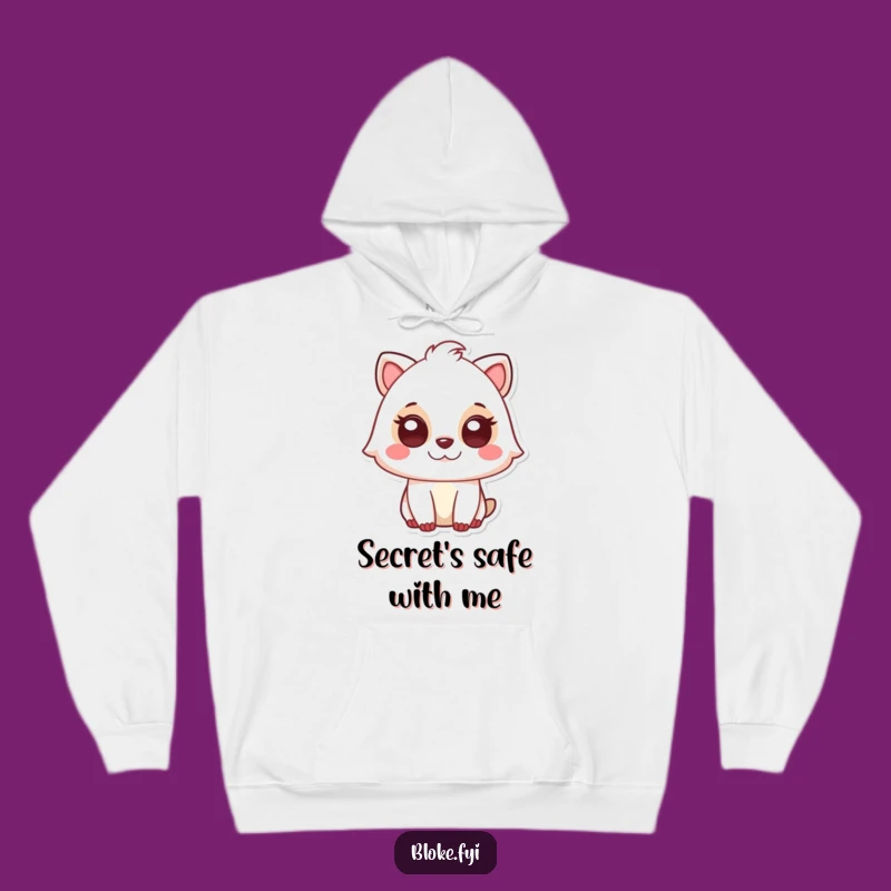 Cozy Funny Animal Knowing Glance Hoodie - Warm & Witty Gift