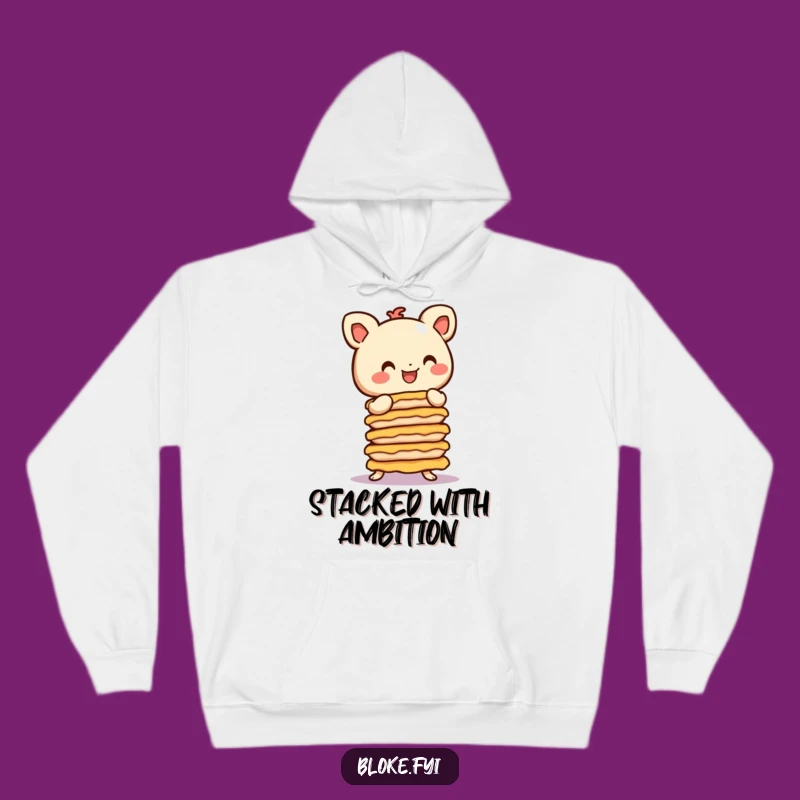 Funny Pie Balancer Hoodie: Cozy Dessert Master, a Comfy Funny Gift for Chilly Days