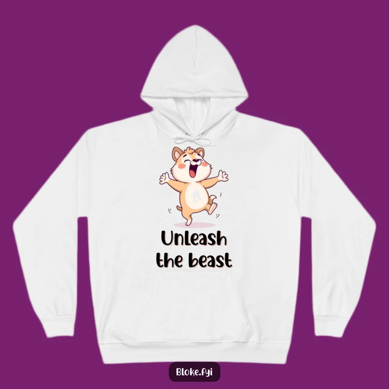 Funny Bloke Animal Dancing Hoodie - Cozy Comical Dancewear for Ultimate Comfort