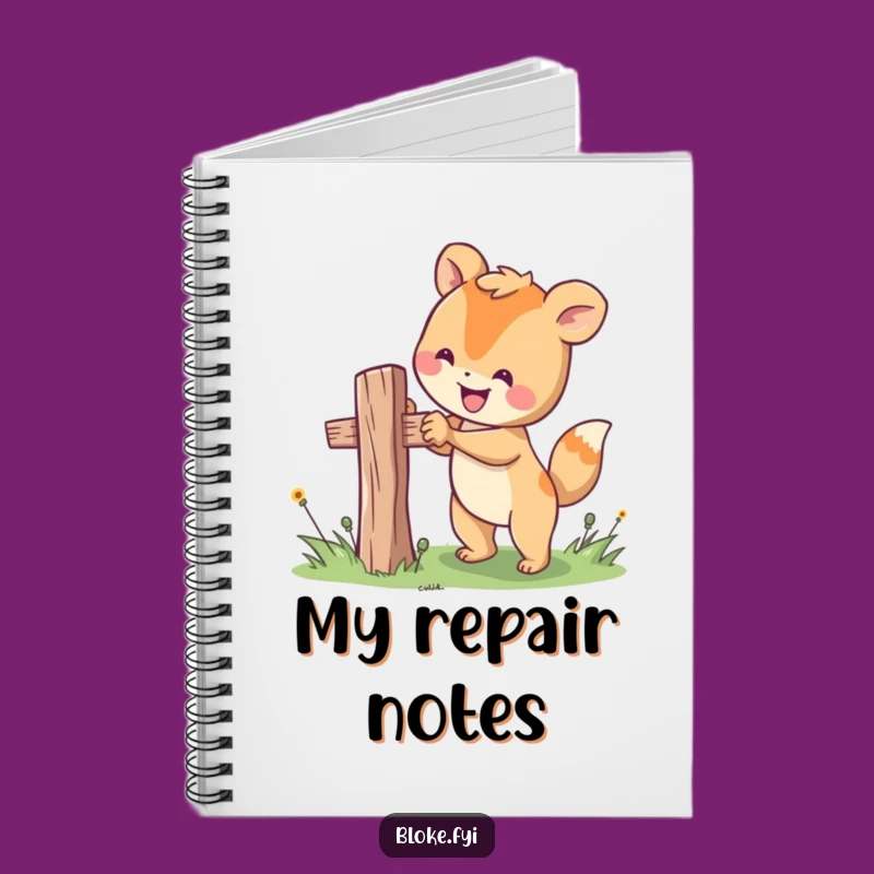 Funny Fixer Animal Notebook: Happy DIY Journal for Humorous Notes and Plans