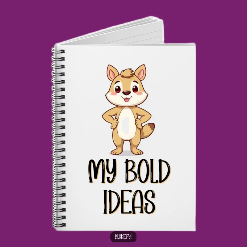 Funny Proud Animal Notebook - Confident Smiling Journal for Goals