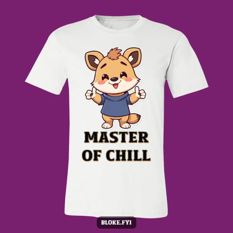 Funny Casual Pose Animal Character T-Shirt - Relaxed Humor, Great Funny Gift