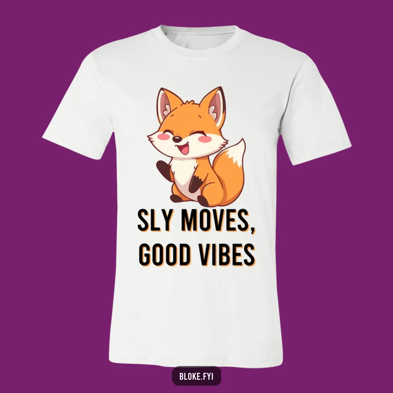 Funny Fox T-Shirt: Hearty Laugh, Playful Nudge, Humorous Animal Tee, Great Gift
