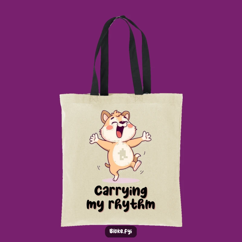 Funny Bloke Animal Dance Tote Bag - Carry Your Laughs with Style